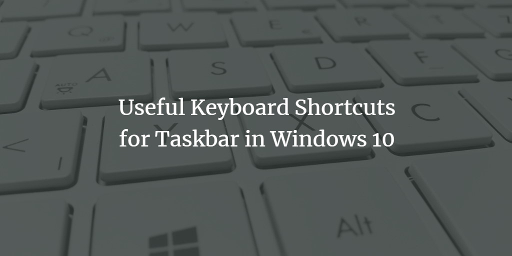 Windows Taskbar Shortcut