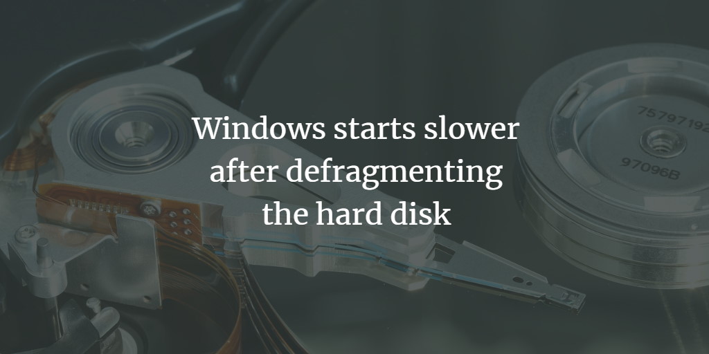 Windows Disk Defrag