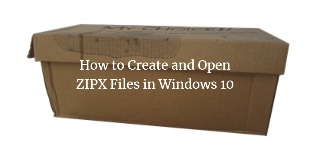 Windows ZipX Files