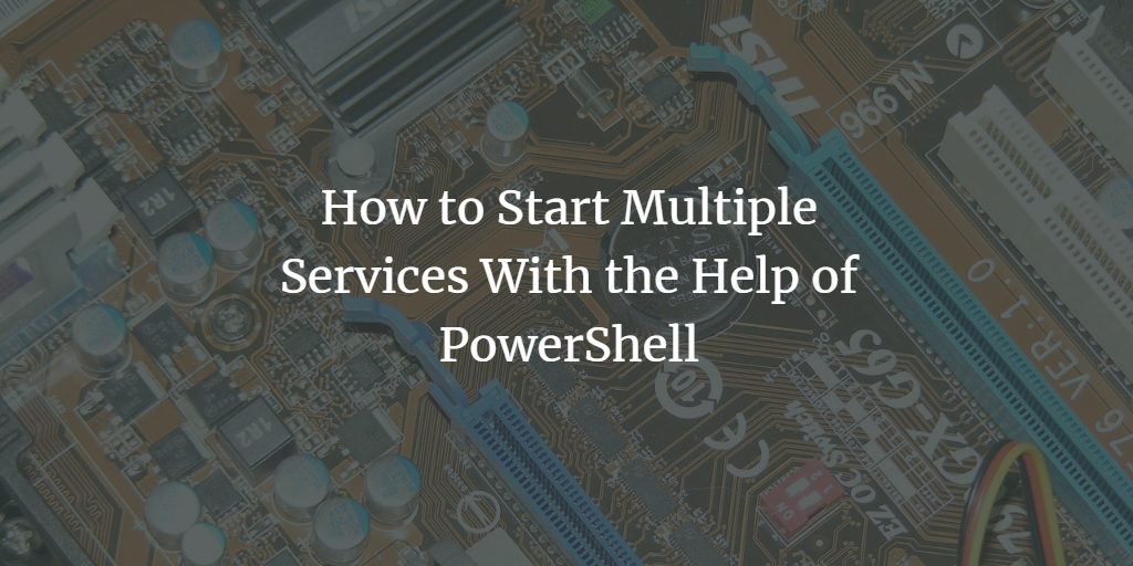 Run multiple PowerShell Commands at once